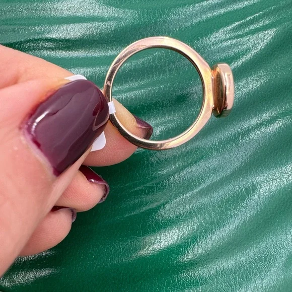 Ladies Rose Gold Ring with Diamonds size 6.5